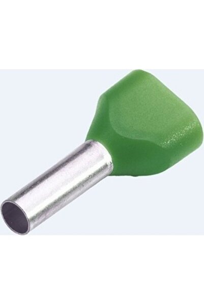 İZOLELİ ÇİFT GİRİŞ YÜKSÜK 2X2,5 MM GRİ 100 ADET PAKET
