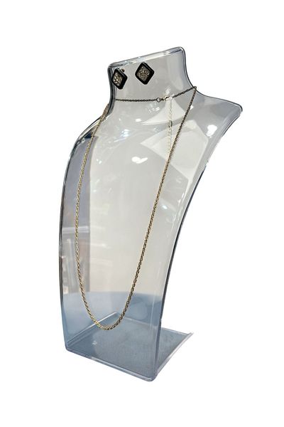 STAND MARKET Necklace Stand Acrylic -Jewelry Display & Storage Stand Clear 19X30 cm