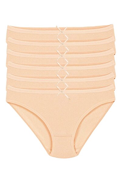 Fanilam Star 6-Piece Women's Stretchy Bamboo Bikini Panties – Antibacterial, Breathable, Soft, Slip Model