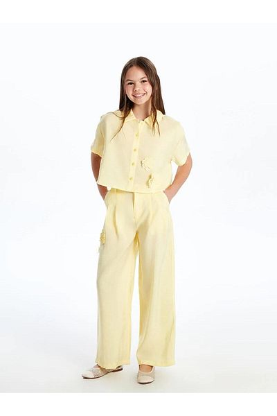 LC Waikiki Lcw Kids Floral Girl's Shirt (S5)