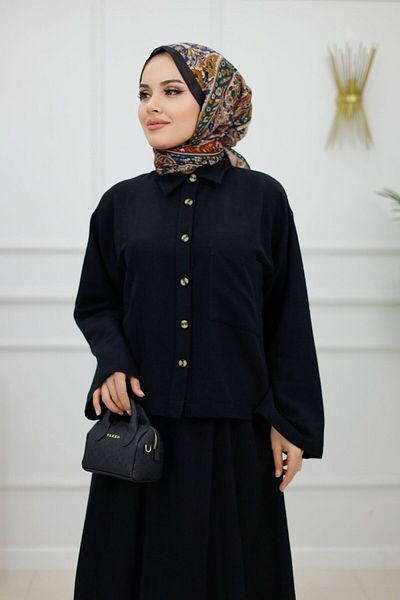 VALENS BOUTİQUE Women's Hijab 2 Piece Set Skirt & Tunic