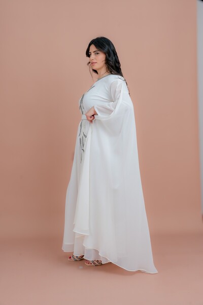 IKKXA Belted Elegant 2-Piece Kaftan