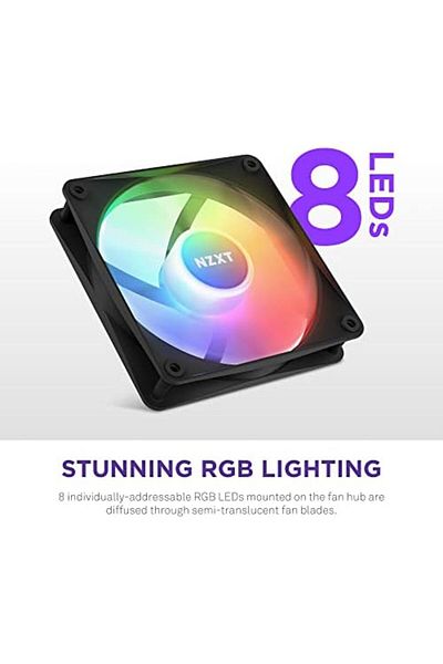 Nzxt مجموعة Triple Core F120 RGB - 3 مراوح مقاس 120 مم