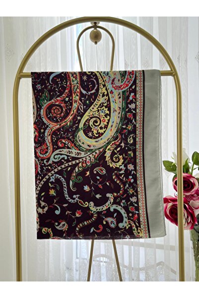 Shawl Passion شال قطني بنمط ريترو بني