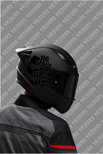 TRİDERS Joker Ha ha ha Sticker Kask Leptop Motosiklet Araba Sticker Kask Kaplama 14 x 16 cm