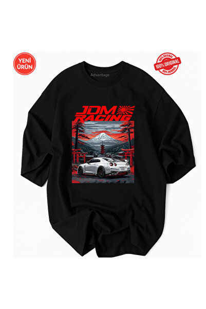 Racıng تي شيرت JDM RACING Harakuju مطبوع عليه نموذج 100% من القطن المسموح به