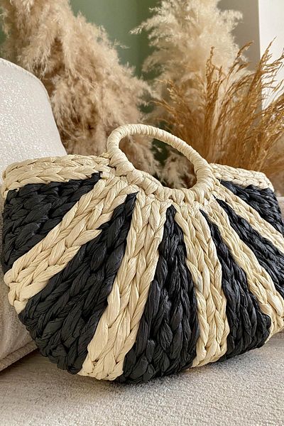 İstangül Butik Sunline Knitted Bag Straw Bag