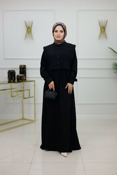 VALENS BOUTİQUE Γυναικείο Φόρεμα Hijab Γιλέκο