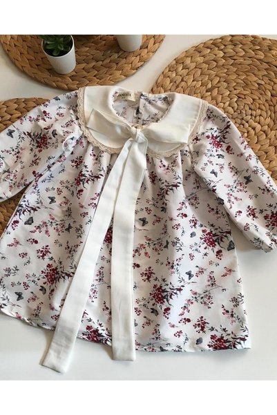 HMCraft Vintage Children's Dress White Floral