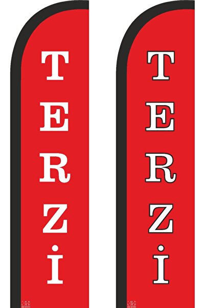 CMB SHOP Terzi Yelken Plaj Bayrağı Canlı Kaliteli Raşel Kumaş Baskı Bayrak 75...