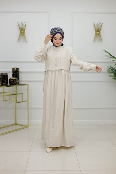 VALENS BOUTİQUE Γυναικείο Φόρεμα Hijab Γιλέκο