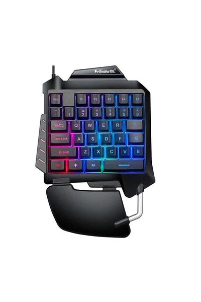 KARAKER One-handed portable gaming keyboard