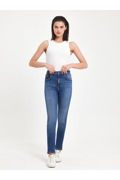 Ltb Ronna X Kalaıs Wash High-Waisted Women's Jean Denim Pants
