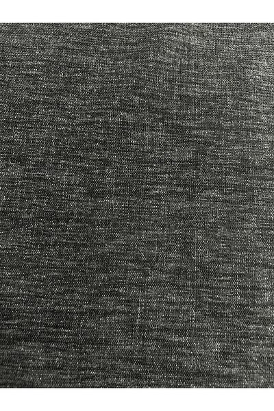 Erciyes home Flor Pattern Anthracite Velvet Dosing Fabric