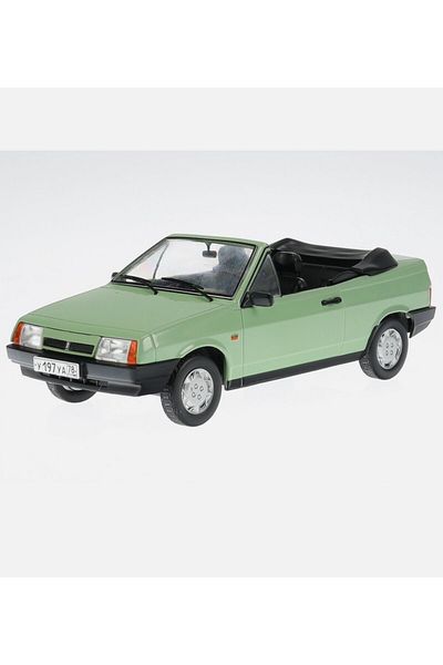 Diecast Hackhatte 1:24 Lada Samara Model Vehicle-Light Green