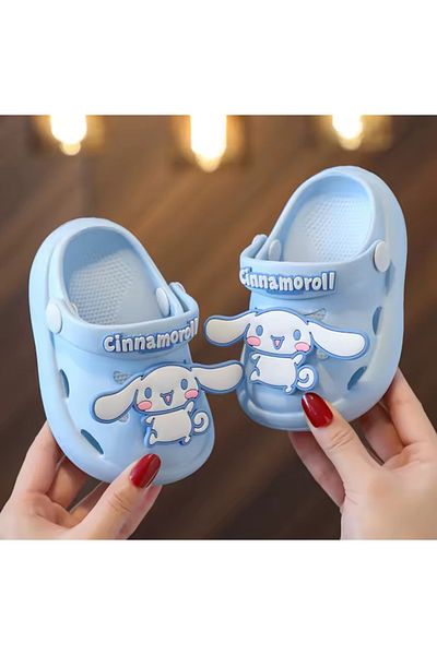 synshop Cinnamoroll Anime Figure Bunny Girl Copii Papuci Sandale Vară Acasă Anti-alunecare Talpă moale