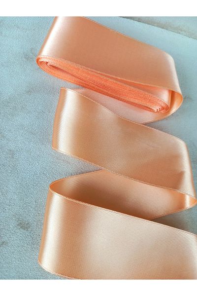 yörük tuhafiye Salmon Yavruagzı Satin Ribbon 6 cm 10 Meters One Ball,Satin,Seten,Width Ribbon,Kurdale Jewelry Ribbon