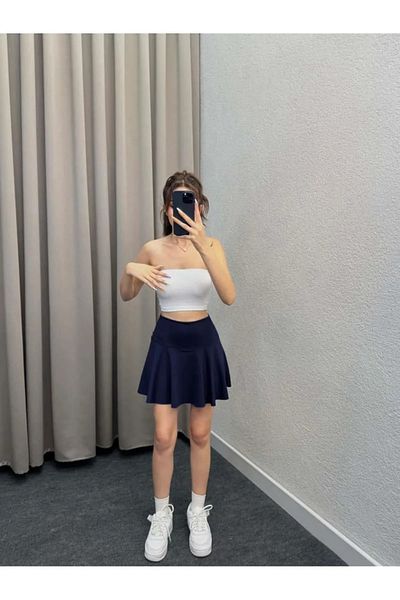 CRNSSWİMWEAR Plus Size Sports Shorts Skirt High Waist Sea Shorts