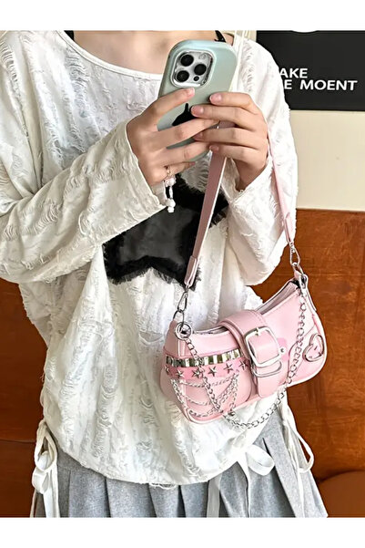 Modalula Sevimli Punk Çanta