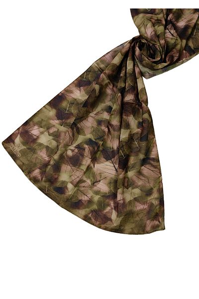 mim eşarp Шал Valino Voile Twill 45x110 см - с шарка на листа, лек и дишащ шал