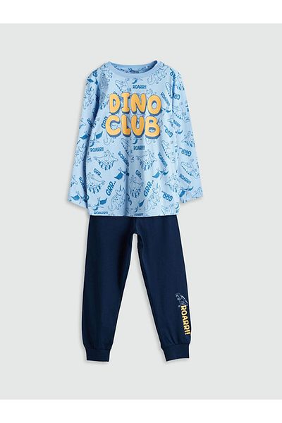 LC Waikiki Lcw Kids Crew Neck Boy Pajamas Set