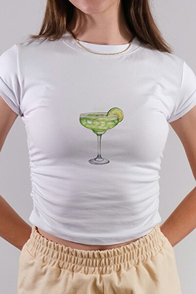 Kadın crop T-Shirt c9