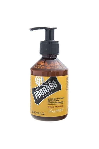 Proraso Wood And Spice Beard Wash Shampoo 200 ml