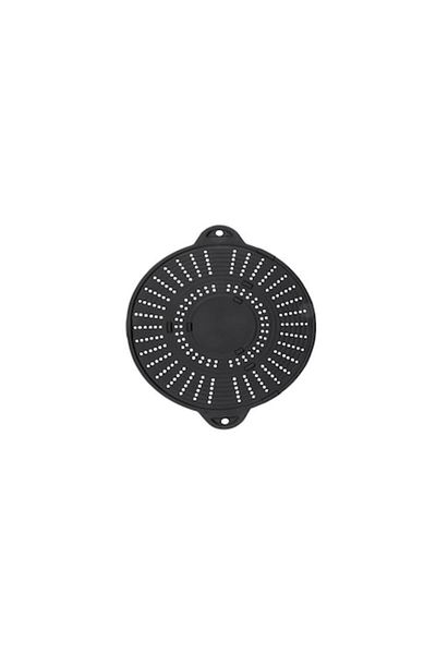 Ernesto Silicone Pan Sieve 3-in-1, 20-28 cm, Splash Protection, Strainer, Dish Holder