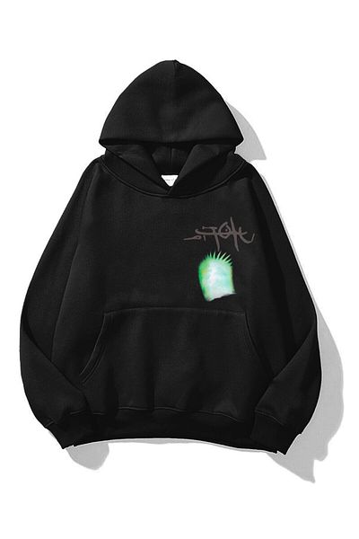Boi Unisex Utopia Pray Travis Scott Sweatshirt Hoodie Black