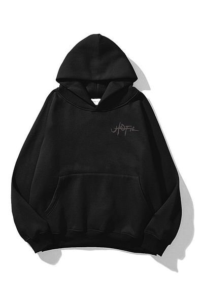 Boi Unisex Utopia Mask Φούτερ Travis Scott Μαύρο Hoodie