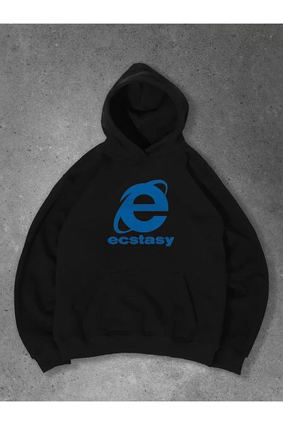 Boi Φούτερ Unisex Ecstasy Explorer Μαύρο