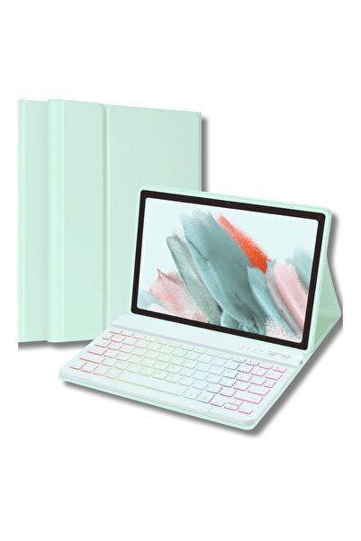 Fuchsia iPad 11. Nesil A16 çipli 2024 2025 Uyumlu Klavyeli Tablet Kılıfı