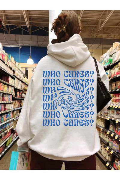 Boi Unisex Ποιος φρέσκεται; Φούτερ Λευκό