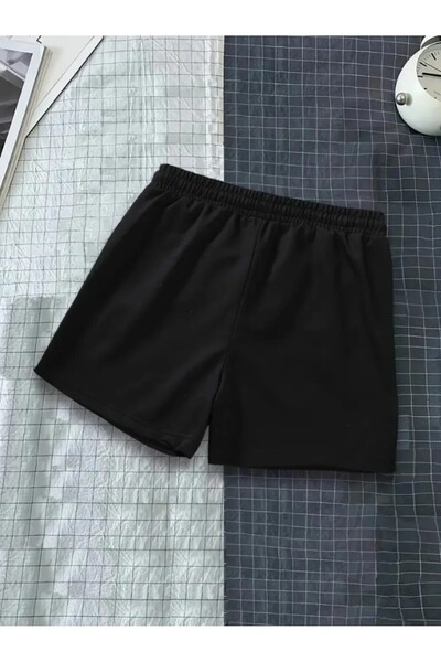 berfmoda MEVSİMLİK SİYAHH ŞORT