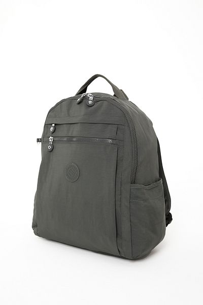 OLDSO Sanmorris Unisex Water Resistant Crinkle Fabric Multi-Eye Laptop School and Backpack 3059