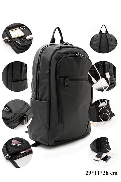 OLDSO Sanmorris Unisex Water Resistant Medium Size Travel, Business and School Backpack with Laptop Compartment 5002