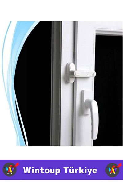 Wintoup Premium Durable Safety Kids Room Baby Room Pvc Window Door Shatterproof Safety Lock 2Pcs