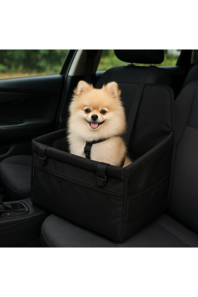 Ksburda Kedi Köpek Oto Koltuğu Taşınabilir Araç Koltuğu – Emniyet Klipsli, Yı...