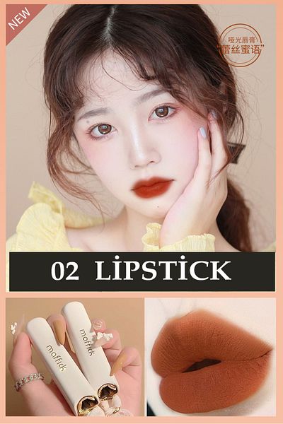 Nehir Maffick Korean Beauty Lipstick Lipstick Brown Series 3.8 Gr