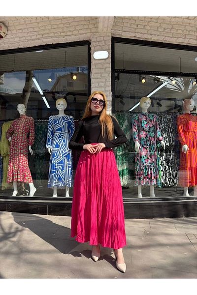 bamido Kraş Skirt Fuchsia