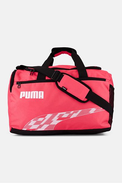 Puma Men Brand Logo Duffle Bags , Pink