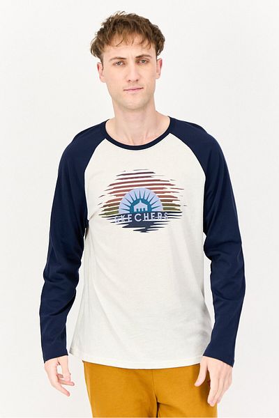 SKECHERS Men Sportswear Fit Long Sleeve Outdoor T-Shirt, Multicolor