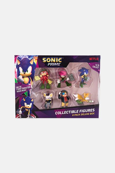 Sonic Prime Netflix 8pcs Deluxe Box Action Figure