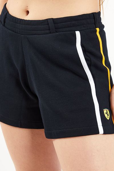 Scuderia Ferrari Women Sportswear Fit Training Shorts, Black