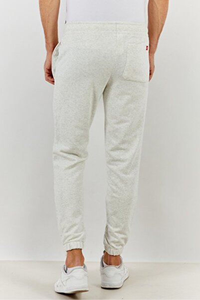 New Balance Men Athletic Fit Running Sweatpants, Off White