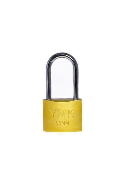 Skygo Eco Yellow Painted Long Hook Padlock 25mm