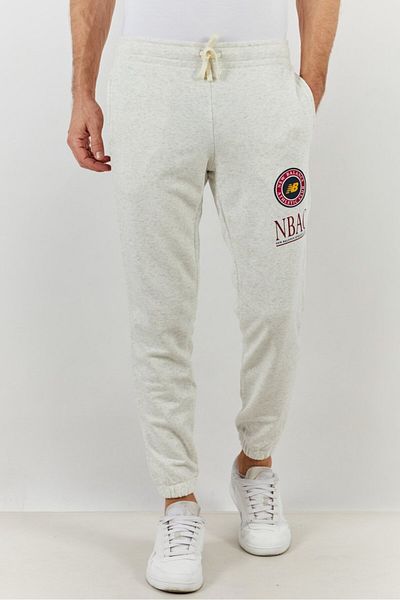 New Balance Men Athletic Fit Running Sweatpants, Off White