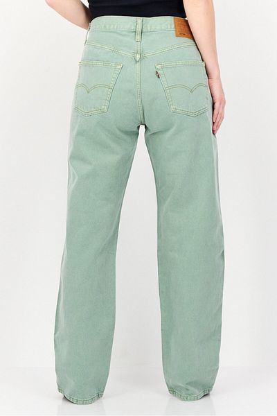 Levi's Women Regular Fit Solid Non-Stretchable Jeans, Light Green