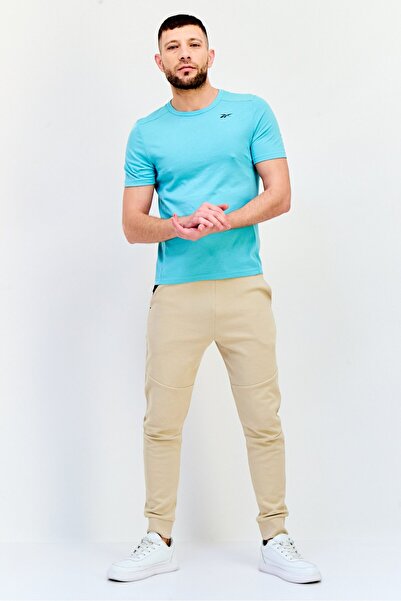 Reebok Men Sportswear Fit Short Sleeves Training T-shirt, Mint Green