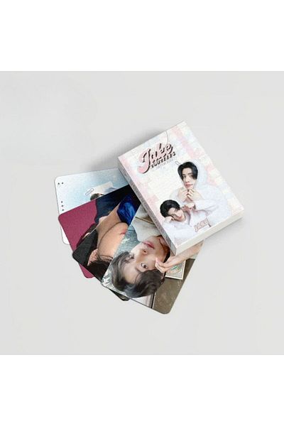 Kpop Dünyasi Enhypen'' Jake'' Double-Sided Printed Hologram/Lomo Card Set